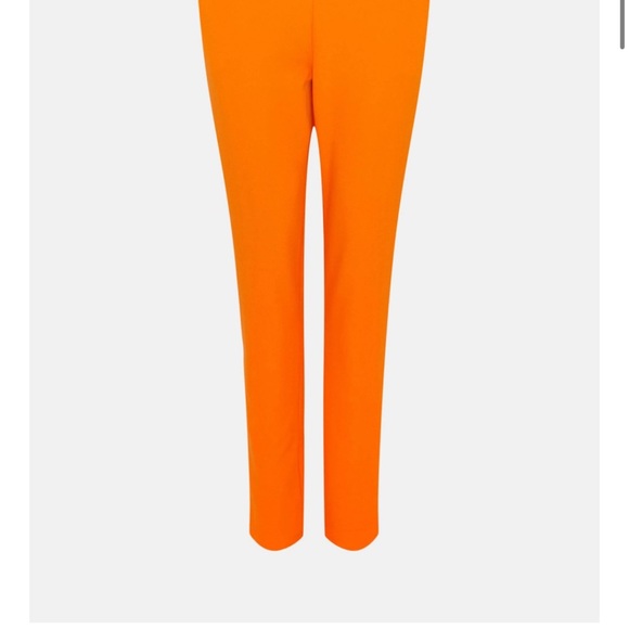 New Karen Millen modern Orange suit jacket 8 and hi waist pants 10 - Picture 4 of 9